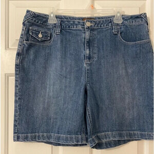 Plus Size Duck Head Denim Shorts‎ 18